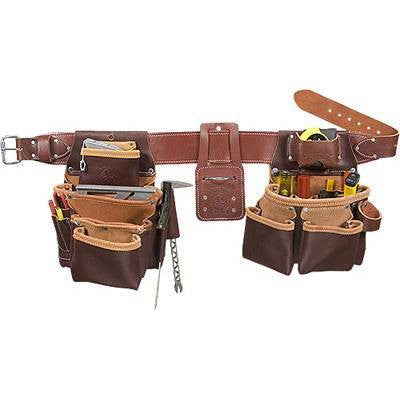 Occidental Leather 5089XXL Seven Bag Framer Leather Tool Belt, 23
