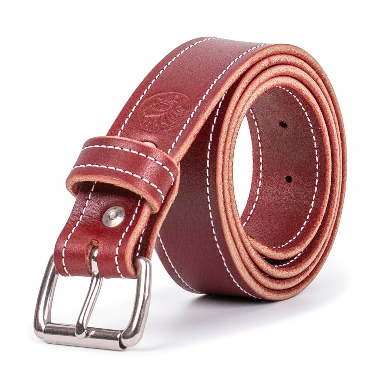 Occidental Leather 5808 SM 29" - 33" Red Working Man's Pant Belt - Small