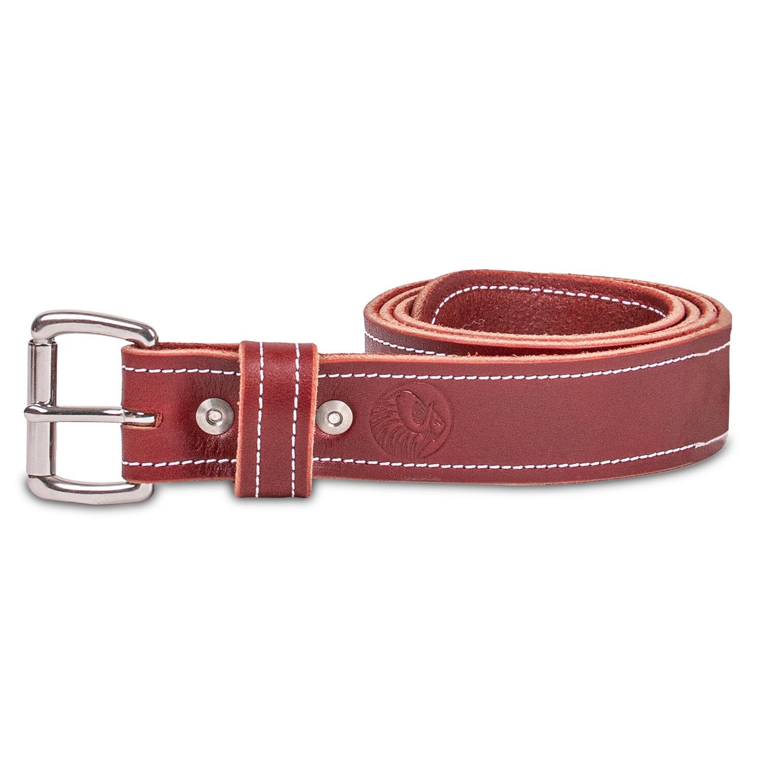 Occidental Leather 5808M 33" - 36" Red Working Man's Pant Belt - Medium - 3