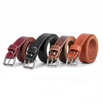 Occidental Leather 5808 SM 29" - 33" Red Working Man's Pant Belt - Small - 4