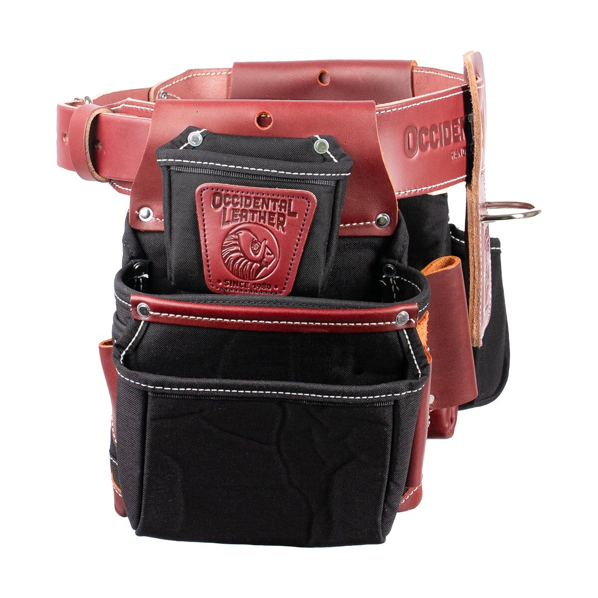 Occidental Leather B8080DB SM OxyLights Framer Set with Double Outer Bags - Black - 4