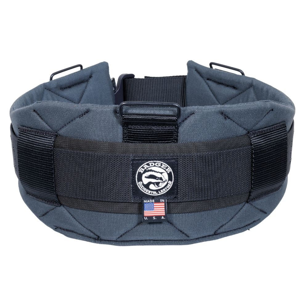 Occidental Leather 410010 M Gunmetal Grey Badger Belt Medium - 2