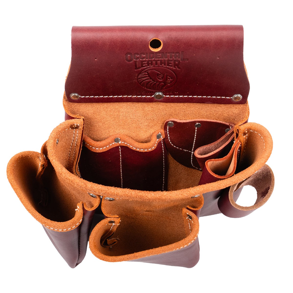 Occidental Leather 5017DB 3 Pouch Pro Tool Bag - 5