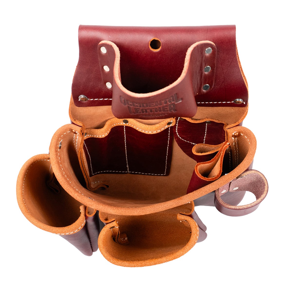 Occidental Leather 5018DB 9-Pocket Tool Pouch w/ Hammer Holder - 3
