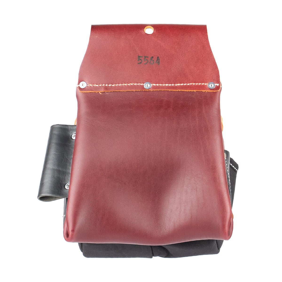 Occidental Leather 5564 Belt-Worn Fastener Bag with Divided Nylon Double Bag - 2