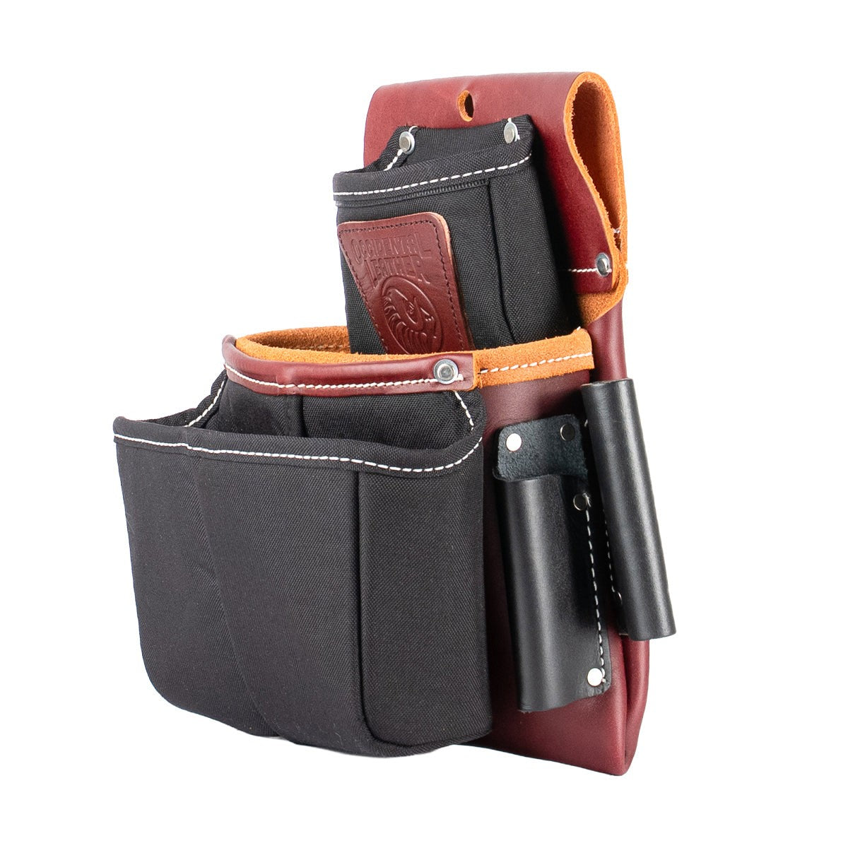Occidental Leather 5564 Belt-Worn Fastener Bag with Divided Nylon Double Bag - 4