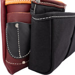 Occidental Leather 5564 Belt-Worn Fastener Bag with Divided Nylon Double Bag - 6