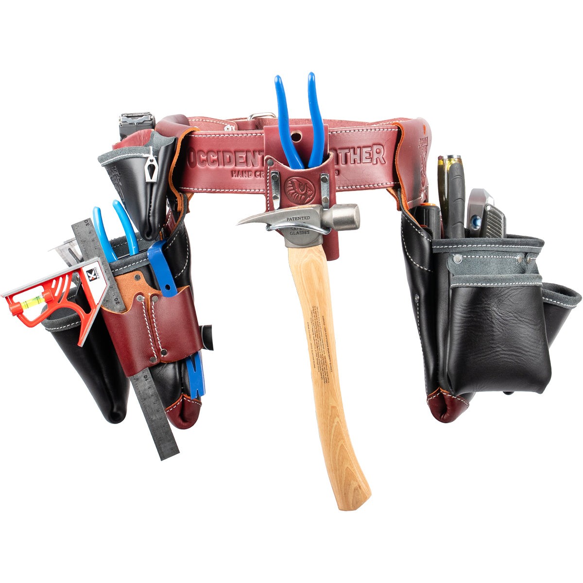 Occidental Leather B5625XXL XXL Black Building Framer Set - 3