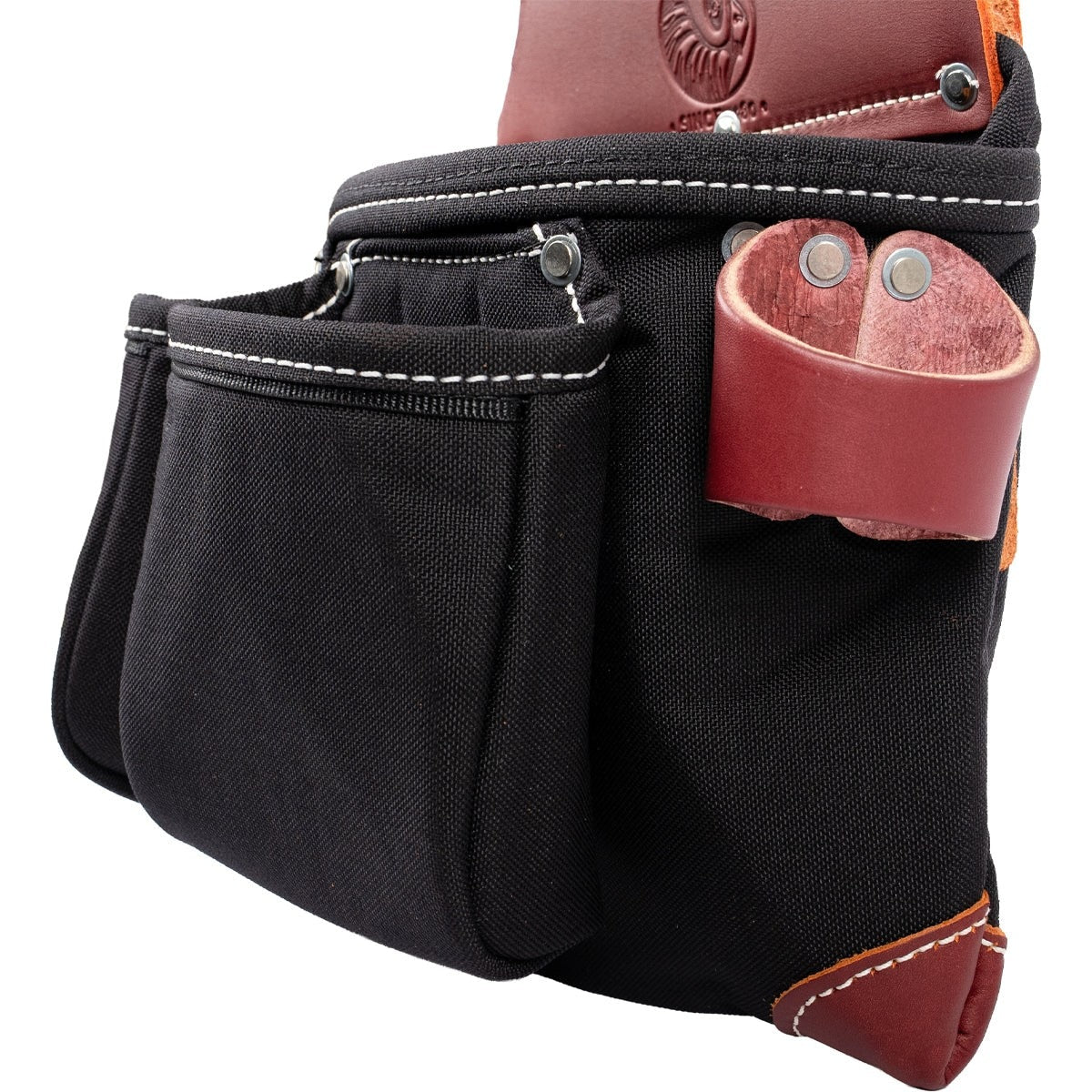 Occidental Leather B8017DBLH Black Left Handed OxyLights 3 Pouch Tool Bag - 5