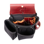Occidental Leather B8017DB Black OxyLights 3 Pouch Tool Bag - 8