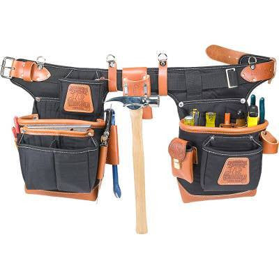 Occidental Leather Black Adjust-to-Fit FatLip Nylon Tool Belt Set 9850